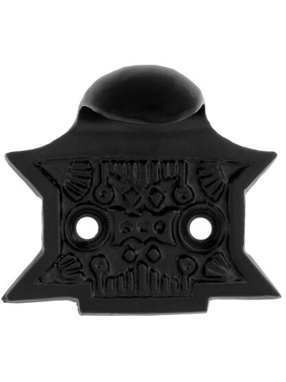 Windsor Pattern Cast Iron Sash Lift In Matte Black
